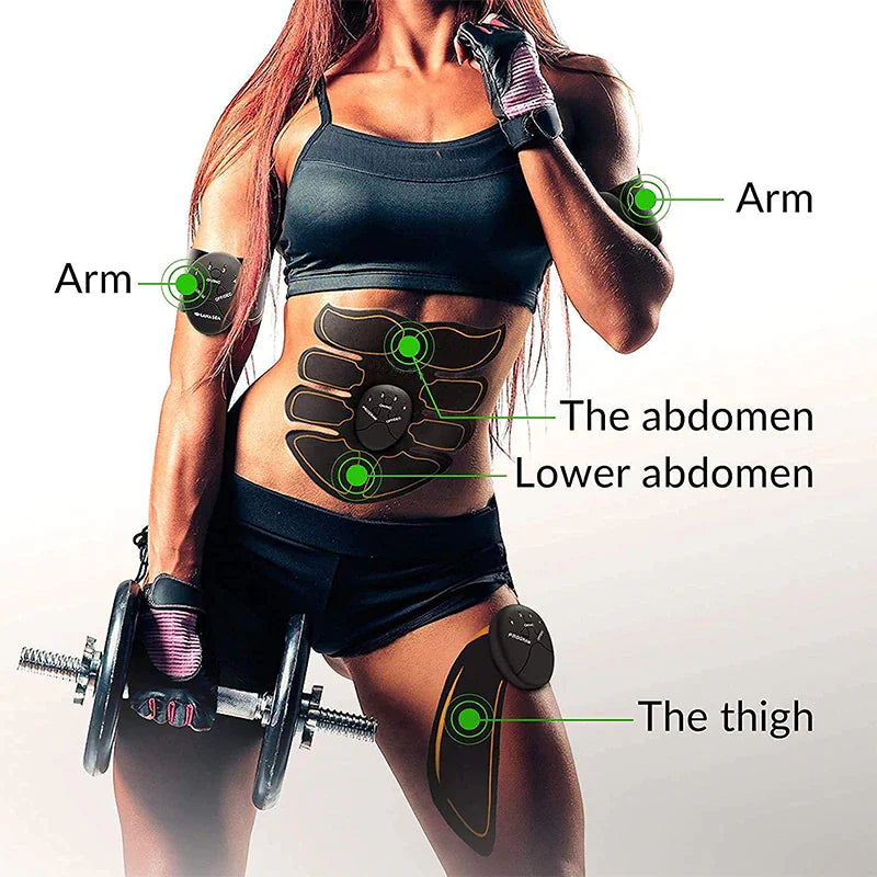 Load image into Gallery viewer, EMS Abdominal Muscle Toning Trainer ABS Stimulator Toner Fitness Binder Gym Belt