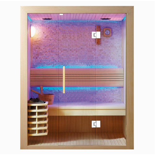 Load image into Gallery viewer, Rockledge 2-Person Luxury Indoor Traditional Sauna
