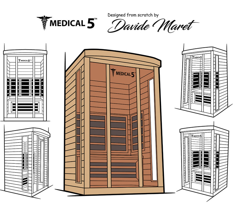 Load image into Gallery viewer, 3 Person Home Infrared Sauna | Medical 5™
