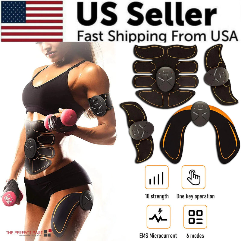 Load image into Gallery viewer, EMS Abdominal Muscle Toning Trainer ABS Stimulator Toner Fitness Binder Gym Belt
