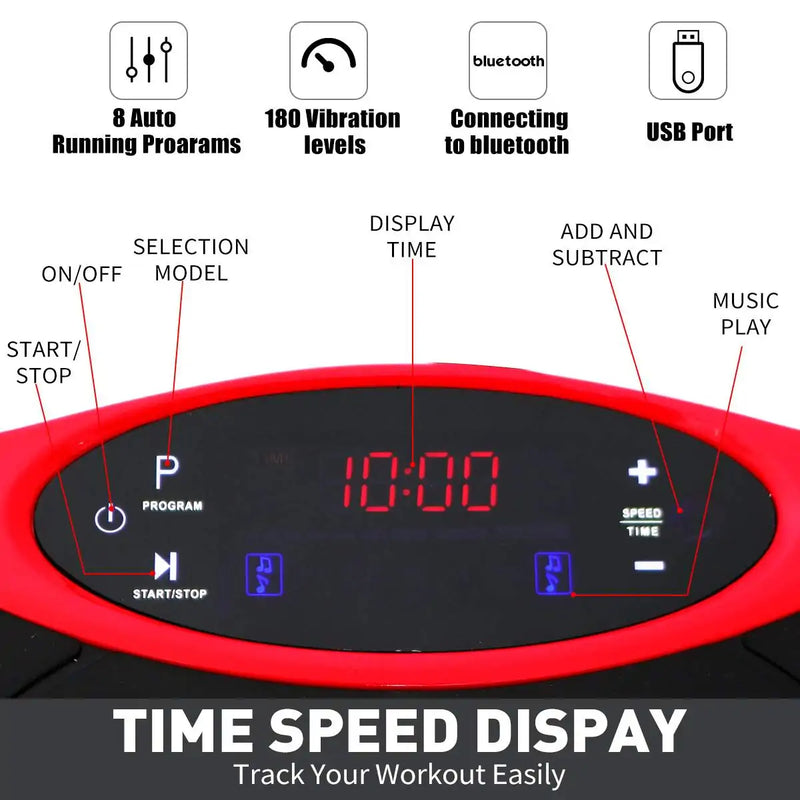 Load image into Gallery viewer, Exercise Fitness Vibration Machine Trainer Plate Platform
