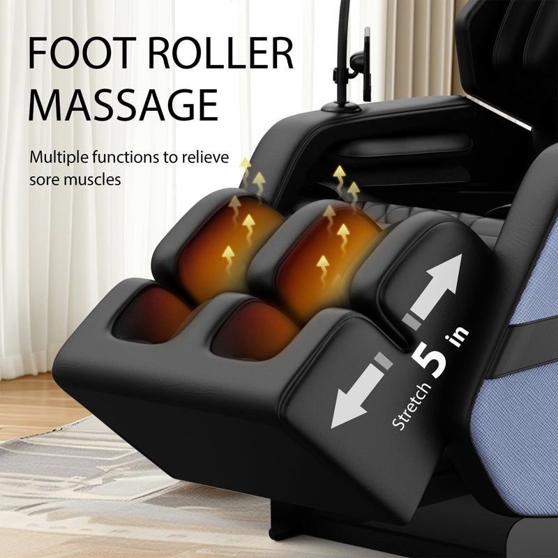 Load image into Gallery viewer, Full-Body Zero Gravity Massage Recliner Chair With Ambient Lighting