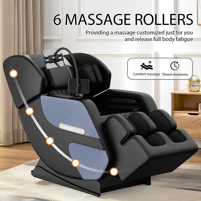 Load image into Gallery viewer, Full-Body Zero Gravity Massage Recliner Chair With Ambient Lighting