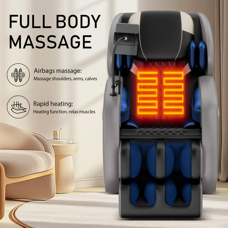 Load image into Gallery viewer, Zero Gravity Massage Recliner Chair With Bluetooth Audio
