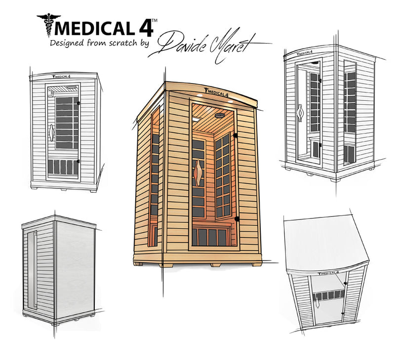 Load image into Gallery viewer, 2 Person Home Full Spectrum Infrared Sauna | Medical 4™