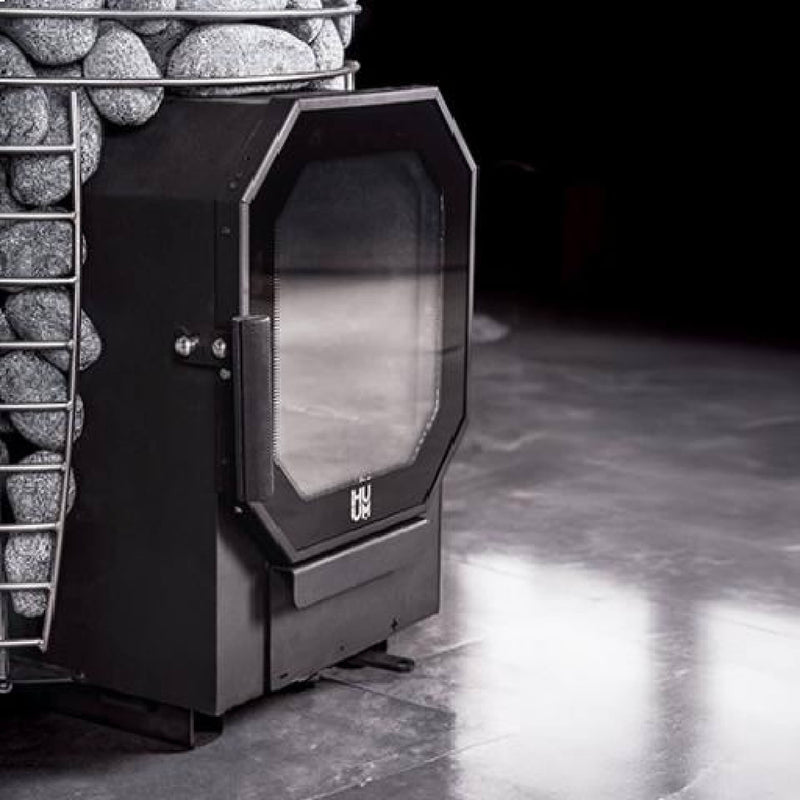 Load image into Gallery viewer, Huum Hive Flow Mini 8.5KW Wood-Burning Sauna Stove With Ash Drawer & Sauna Stones