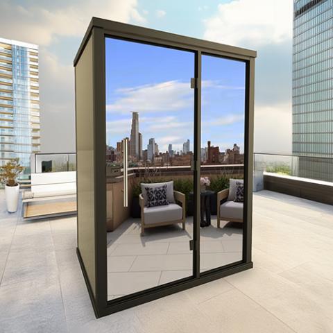 Load image into Gallery viewer, Haljas Hele Nano 2-Person Outdoor Sauna for Electric Heaters