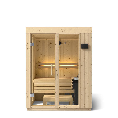 Load image into Gallery viewer, Kohler C1 5-Person Indoor Sauna - Scandinavian Spruce