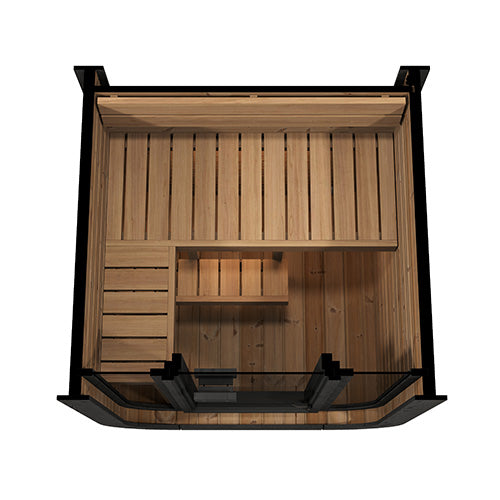 Load image into Gallery viewer, SaunaLife Cube Series 2-Person Outdoor Sauna (Model CL3G)