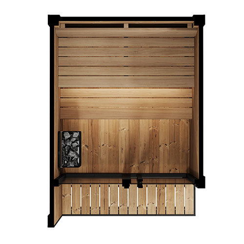 Load image into Gallery viewer, SaunaLife Garden Luxury Series GL4 4-Person Outdoor Sauna Kit