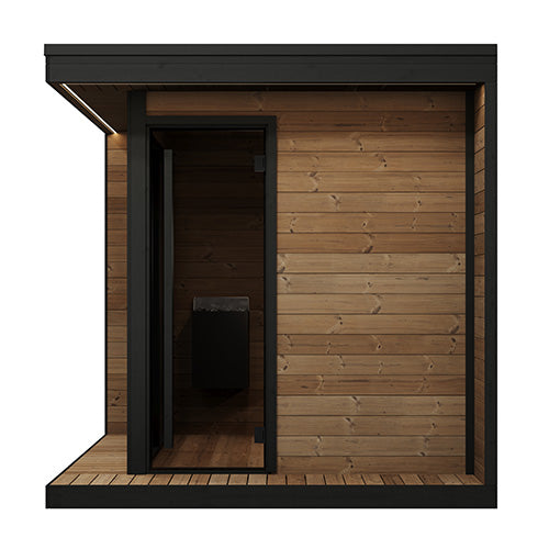 Load image into Gallery viewer, SaunaLife Garden Luxury Series GL6 6-Person Modern Outdoor Sauna