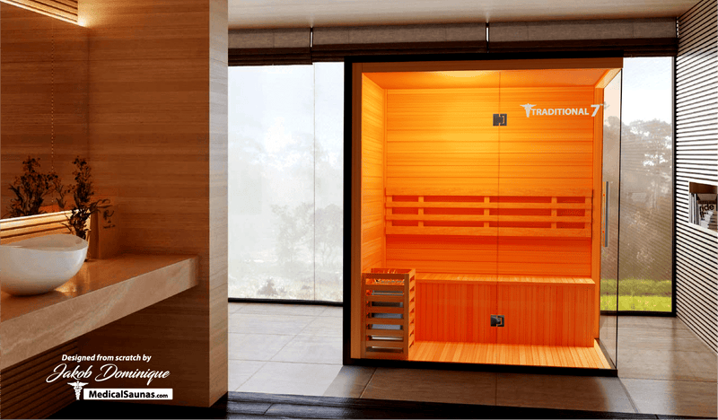 Load image into Gallery viewer, 3 Person Home Steam Sauna | Traditional 7™