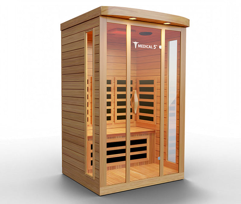 Load image into Gallery viewer, 3 Person Home Infrared Sauna | Medical 5™
