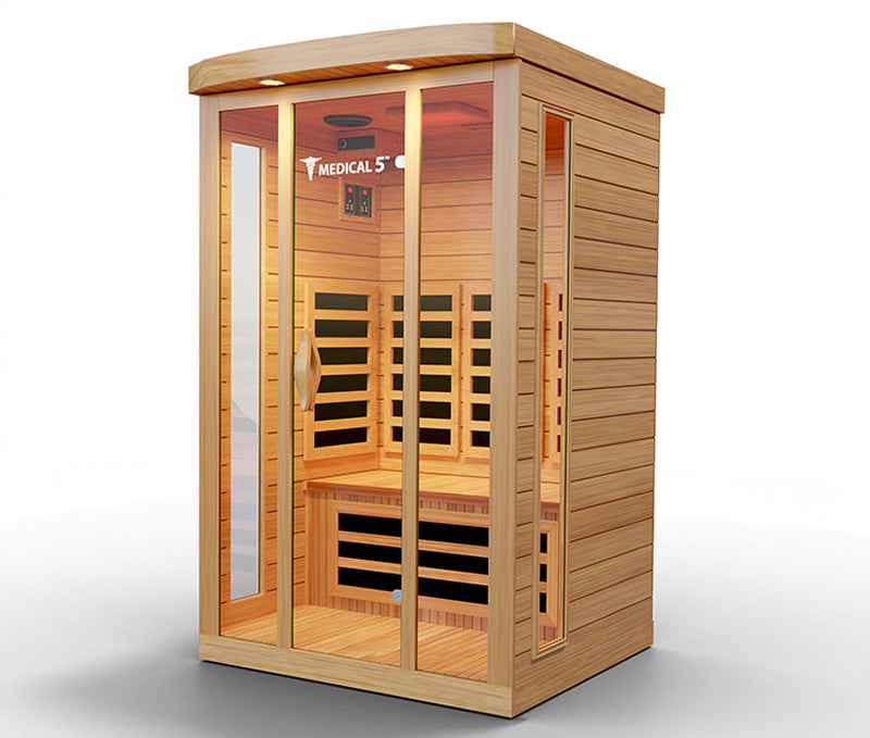 Load image into Gallery viewer, 3 Person Home Infrared Sauna | Medical 5™
