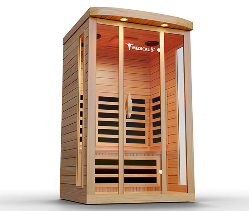 Load image into Gallery viewer, 3 Person Home Infrared Sauna | Medical 5™
