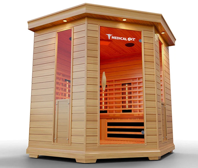 Load image into Gallery viewer, 6 Person Indoor Infrared Full Spectrum Sauna | Medical 6 Plus™
