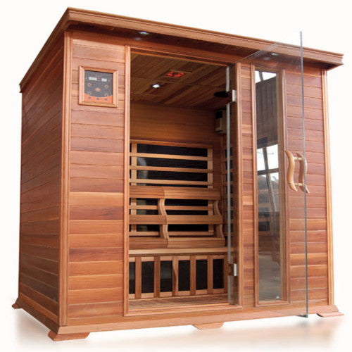 The Savannah 3-Person Indoor Infrared Cedar Sauna