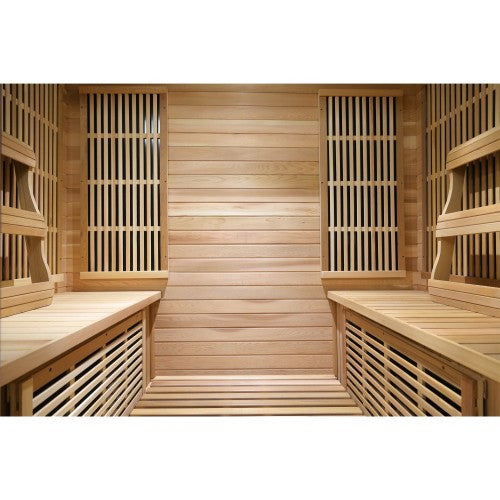 Load image into Gallery viewer, Roslyn 4-Person Indoor Infrared Cedar Sauna
