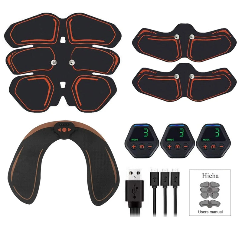 Load image into Gallery viewer, EMS Abdominal &amp; Hip Trainer Toner: USB Fitness Gear for Home Gym
