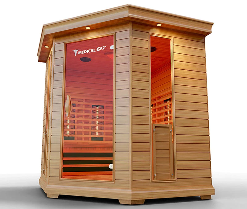 Load image into Gallery viewer, 6 Person Indoor Infrared Full Spectrum Sauna | Medical 6 Plus™
