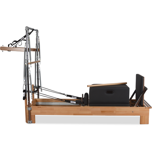Private Pilates Premium Wood Reformer-Tower Bundle