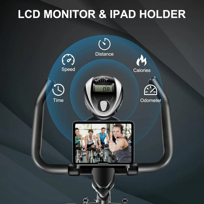 Load image into Gallery viewer, Exercise Bike Indoor Cycling Bike Fitness Stationary All-inclusive Flywheel Bicycle with Resistance for Gym Home
