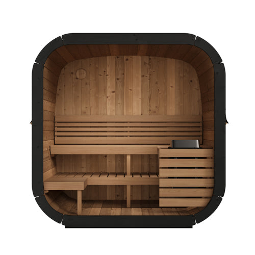 SaunaLife Cube Series 4-Person Outdoor Sauna (Model CL5G)