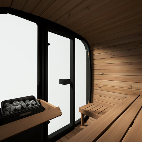 Load image into Gallery viewer, SaunaLife Cube Series 4-Person Outdoor Sauna (Model CL5G)
