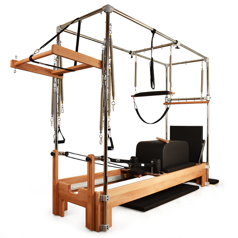 Load image into Gallery viewer, Private Pilates Premium Wood Cadillac-Reformer Bundle
