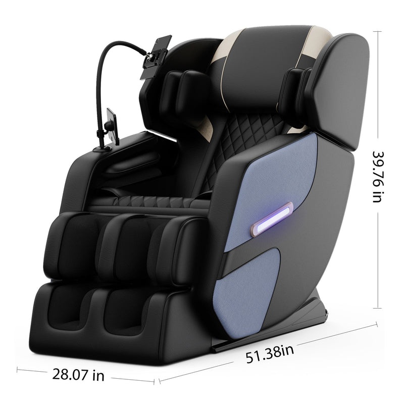 Load image into Gallery viewer, Full-Body Zero Gravity Massage Recliner Chair With Ambient Lighting
