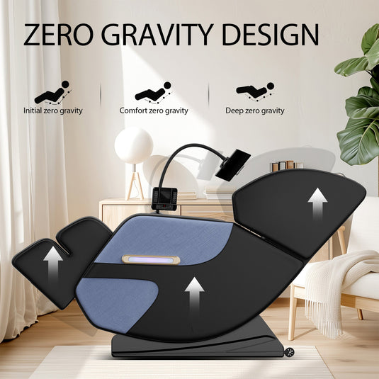 Full-Body Zero Gravity Massage Recliner Chair With Ambient Lighting