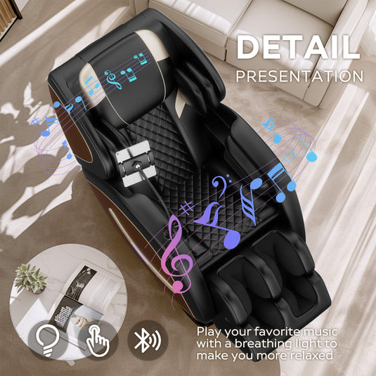 Zero Gravity Massage Chair With Six Massage Rollers