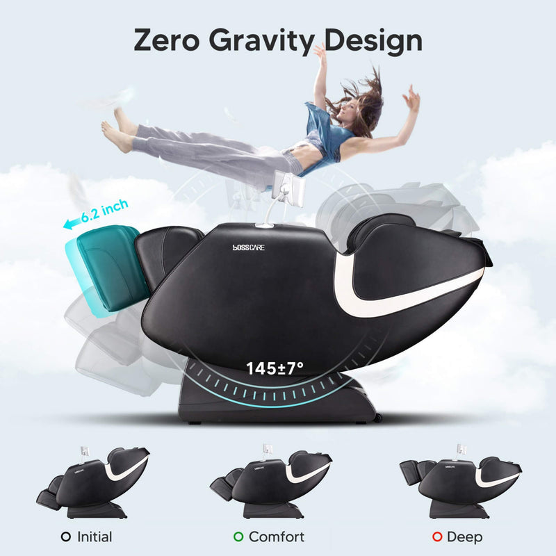 Load image into Gallery viewer, Full Body Zero Gravity Shiatsu Recliner Massage Chair With AI Voice &amp; App Control

