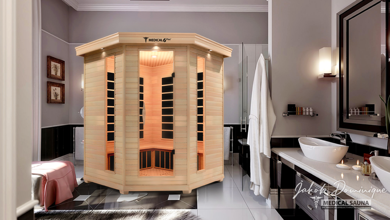 Load image into Gallery viewer, 6 Person Indoor Infrared Full Spectrum Sauna | Medical 6 Plus™
