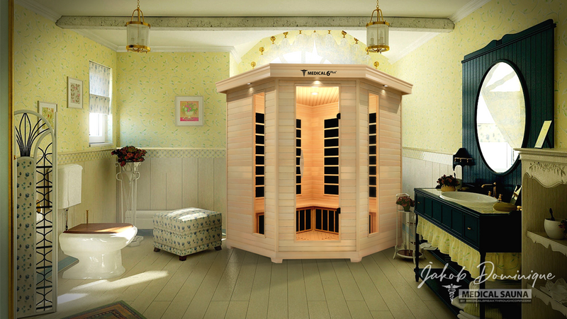 Load image into Gallery viewer, 6 Person Indoor Infrared Full Spectrum Sauna | Medical 6 Plus™
