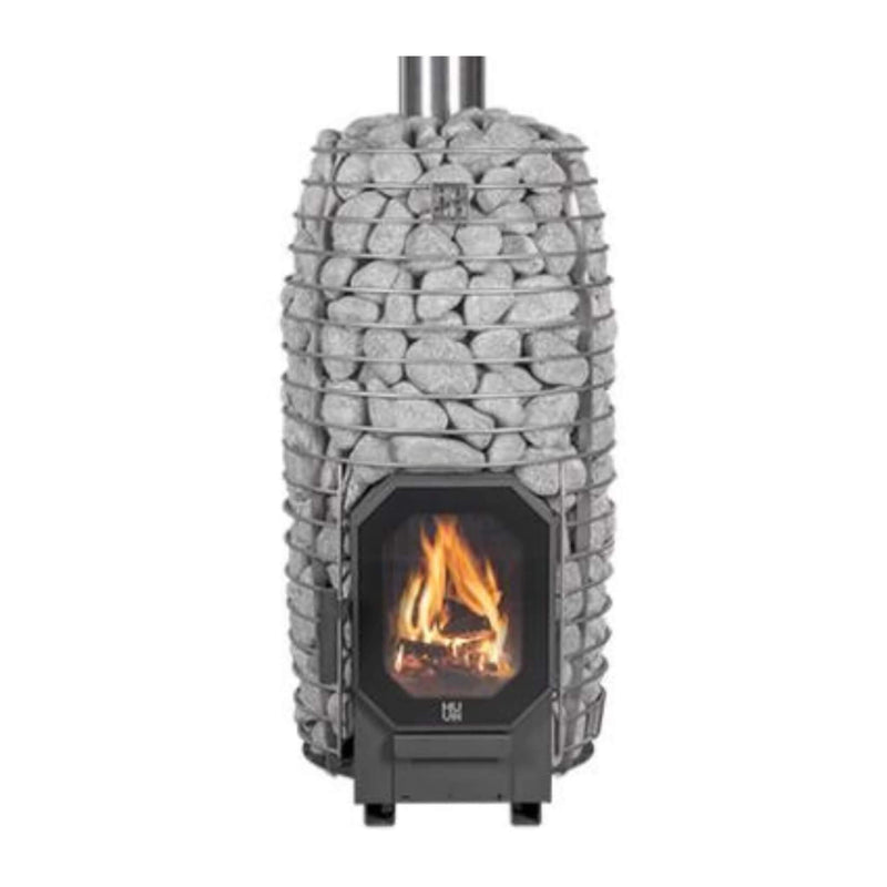 Load image into Gallery viewer, Huum Hive Flow Mini 8.5KW Wood-Burning Sauna Stove With Ash Drawer &amp; Sauna Stones
