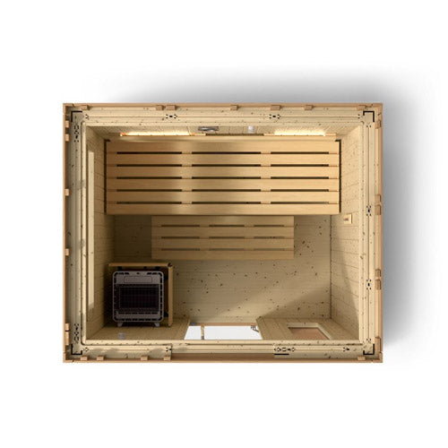 Kohler C2 6-Person Outdoor Sauna - Douglas Fir
