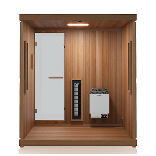 Load image into Gallery viewer, Finnmark FD-5 Trinity XL Infrared &amp; Steam Sauna Combo
