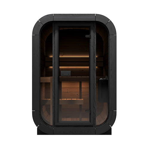 SaunaLife Cube Series 2-Person Outdoor Sauna (Model CL3G)