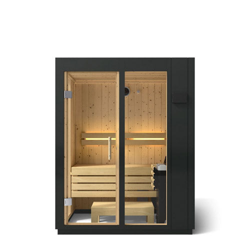 Load image into Gallery viewer, Kohler C1 5-Person Indoor Sauna - Graphite Grey
