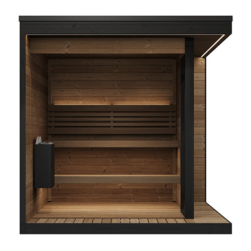 Load image into Gallery viewer, SaunaLife Garden Luxury Series GL6 6-Person Modern Outdoor Sauna
