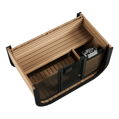 Load image into Gallery viewer, SaunaLife Cube Series 3-Person Outdoor Sauna (Model CL4G)
