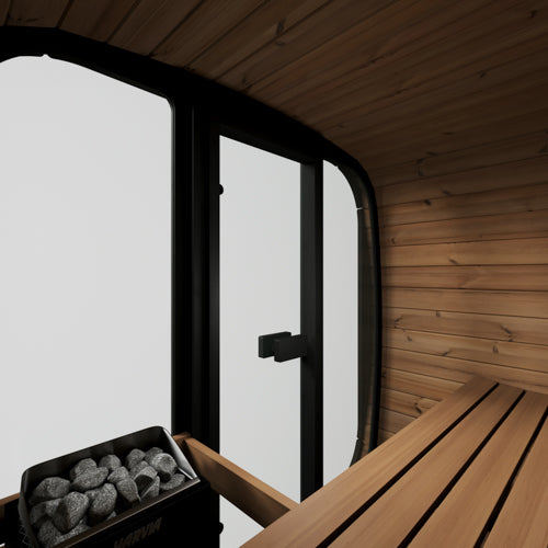 Load image into Gallery viewer, SaunaLife Cube Series 3-Person Outdoor Sauna (Model CL4G)

