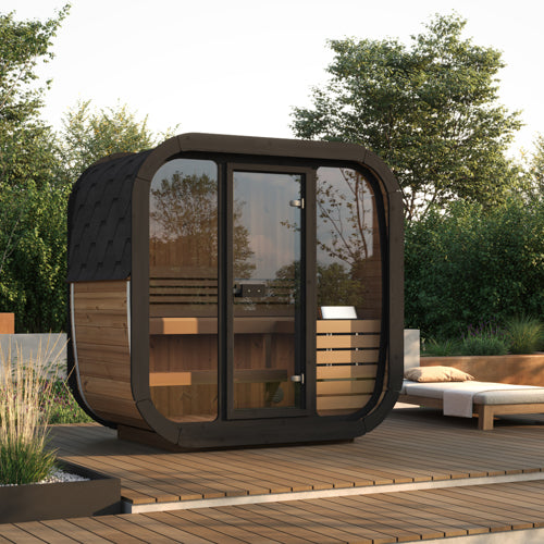 Load image into Gallery viewer, SaunaLife Cube Series 3-Person Outdoor Sauna (Model CL4G)
