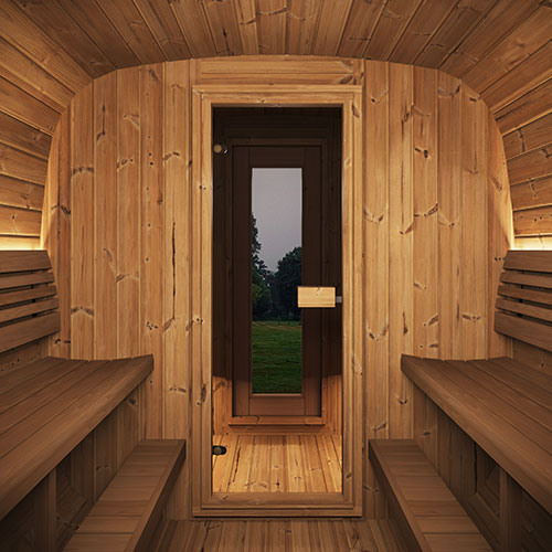 Load image into Gallery viewer, SaunaLife Cube Series 8-Persons Outdoor Sauna (Model CL12GCP)
