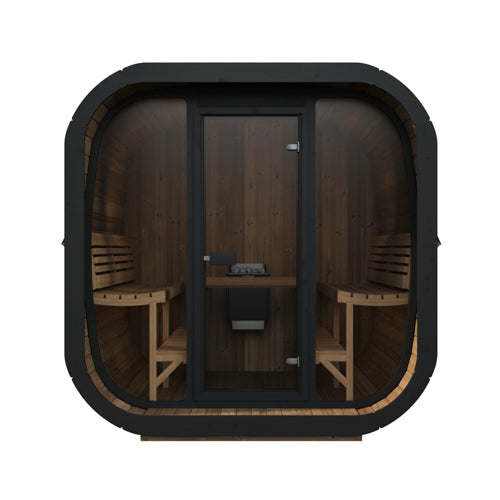 Load image into Gallery viewer, SaunaLife Cube Series 6-Person Outdoor Sauna Kit (Model CL7G)
