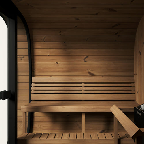 Load image into Gallery viewer, SaunaLife Cube Series 6-Person Outdoor Sauna Kit (Model CL7G)
