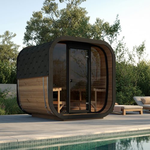 SaunaLife Cube Series 6-Person Outdoor Sauna Kit (Model CL7G)