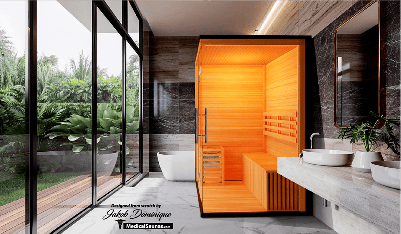 Load image into Gallery viewer, 3 Person Home Steam Sauna | Traditional 7™
