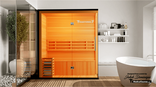 3 Person Home Steam Sauna | Traditional 7™